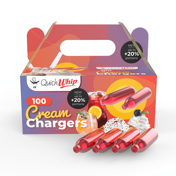 QuickWhip PRO Cream Chargers 9g - 100pks
