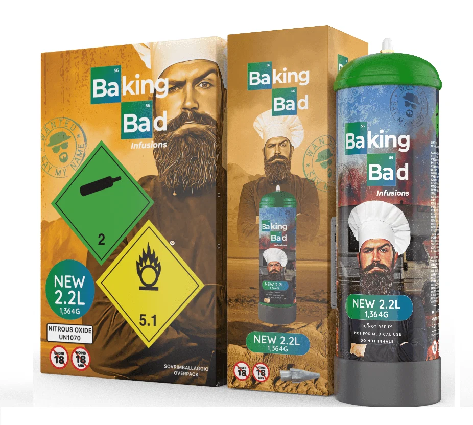 Baking Bad 2.2L Cream Charger Cannister - Image 4