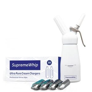 Starter Packs - SupremeWhip Cream Chargers + 0.25L Dispenser WHITE