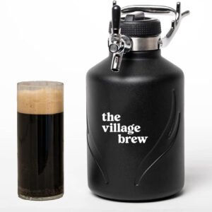The Village Brew Nitro 64oz Vacuum Growler Coffee Maker