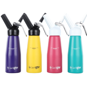 QuickWhip Cream Dispenser 0.5L – NEW 2022 MODEL Various colours
