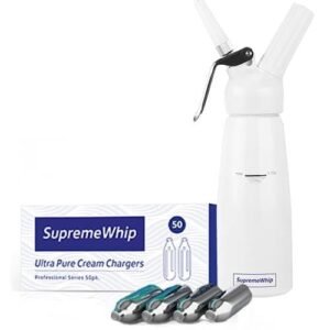 Starter Packs - SupremeWhip Cream Chargers + 0.5L Dispenser WHITE
