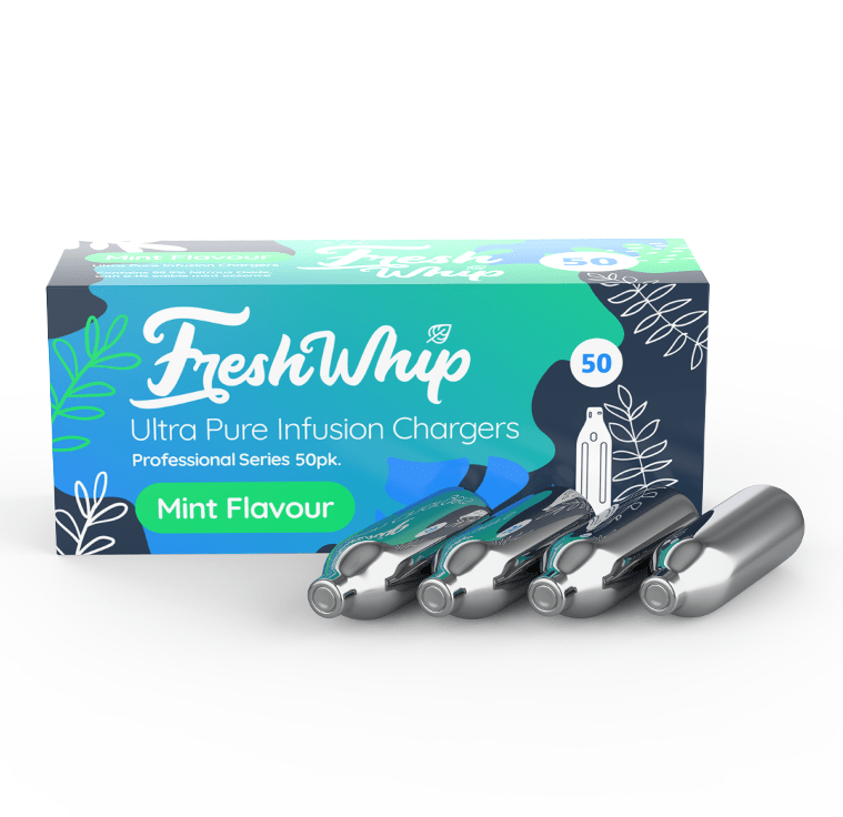 Wholesale FreshWhip Mint Infusion Chargers 8.2g - 50pks Past best before