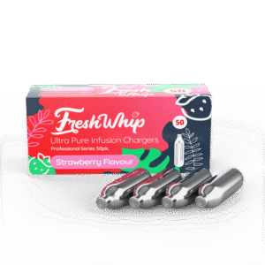 Overstock Wholesale FreshWhip Strawberry Infusion Chargers 8.2g - 50pks