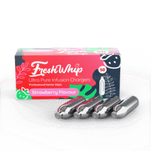 Overstock Wholesale FreshWhip Strawberry Infusion Chargers 8.2g - 50pks