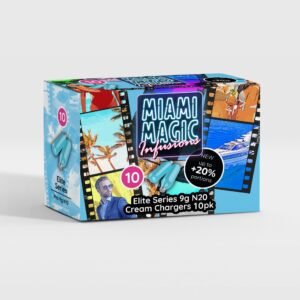 Miami Magic 9g! Cream Chargers  - 10pks
