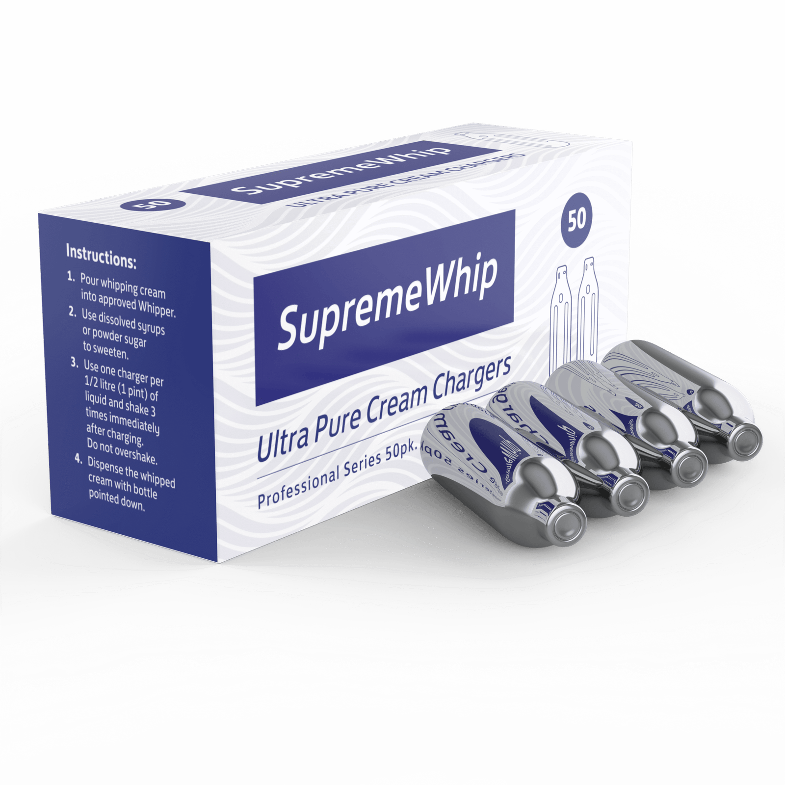 SupremeWhip Cream Chargers 8.2g - 50pks