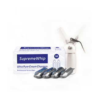 Starter Packs - SupremeWhip Cream Chargers + 0.125L Compact Dispenser SILVER