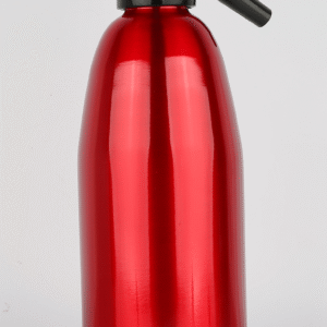 1000ml CookBasics Soda Syphon -Red - Aluminium