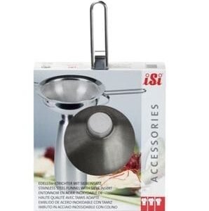 iSi Stainless steel funnel with sieve set