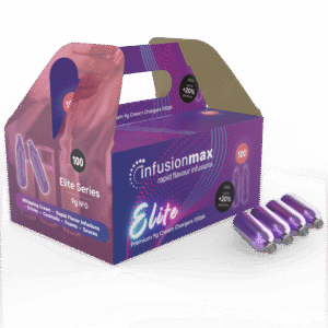 InfusionMAX Elite Purple 9g! Cream Chargers  - 100pks